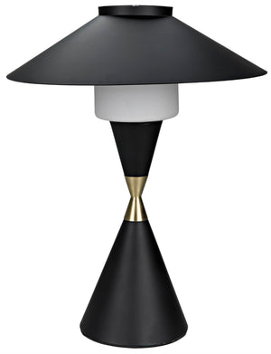 Noir Lucia Table Lamp LAMP750MTB-MB