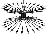 Noir Lampberto Chandelier LAMP775MTB