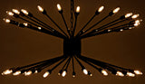 Noir Lampberto Chandelier LAMP775MTB