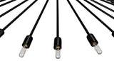 Noir Lampberto Chandelier LAMP775MTB