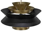 Noir Arion Pendant LAMP776MB