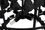 Noir Vulcan Chandelier LAMP778MTB