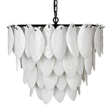 Noir Lotus Chandelier LAMP780MTB