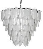 Noir Lotus Chandelier LAMP782MTB