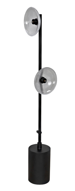 Noir Natilus Floor Lamp LAMP783MTB