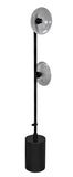 Noir Natilus Floor Lamp LAMP783MTB