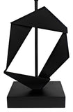 Noir Timothy Table Lamp with Shade LAMP784MTBSH