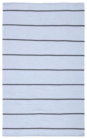 Jaipur Living Corbina Indoor/ Outdoor Stripe Light Blue/ Gray Area Rug (8'10"X11'9")
