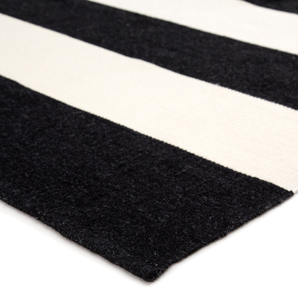 Jaipur Living Lanai Collection LAN06 Remora 100% PET Yarn Handmade Contemporary Stripes Rug RUG143138