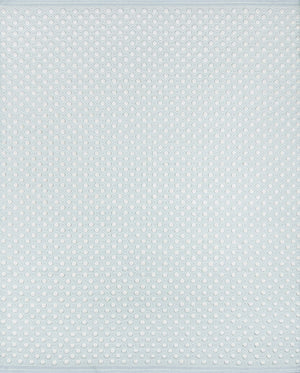 Momeni Erin Gates Langdon LGD-2 Hand Woven Modern Diamond, Dots Indoor Area Rug Blue 8'6" x 11'6" LANGDLGD-2BLU86B6