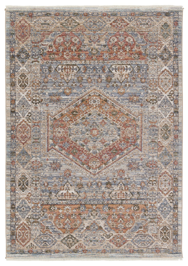Jaipur Living Lark Madrid LAR02 Power Loomed 100% Polyester Medallion Area Rug Red 100% Polyester RUG155277