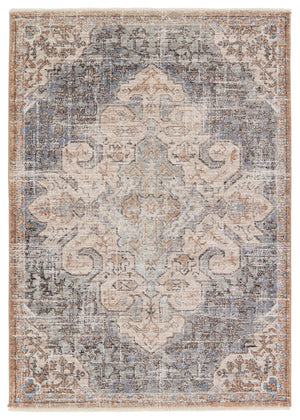 Jaipur Living Lark Lynette LAR03 Power Loomed 100% Polyester Medallion Area Rug Tan 100% Polyester RUG155283