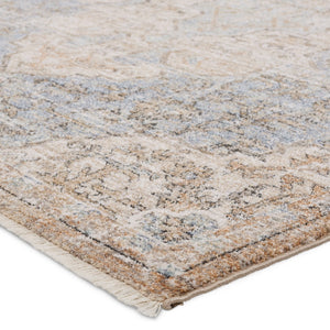 Jaipur Living Lark Lynette LAR03 Power Loomed 100% Polyester Medallion Area Rug Tan 100% Polyester RUG155283
