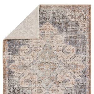 Jaipur Living Lark Lynette LAR03 Power Loomed 100% Polyester Medallion Area Rug Tan 100% Polyester RUG155283
