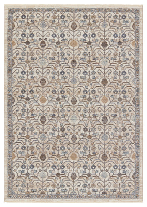 Jaipur Living Lark Primrose LAR04 Power Loomed 100% Polyester Trellis Area Rug Blue 100% Polyester RUG155289