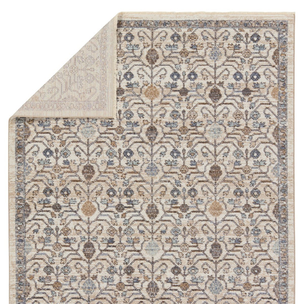 Jaipur Living Lark Primrose LAR04 Power Loomed 100% Polyester Trellis Area Rug Blue 100% Polyester RUG155289