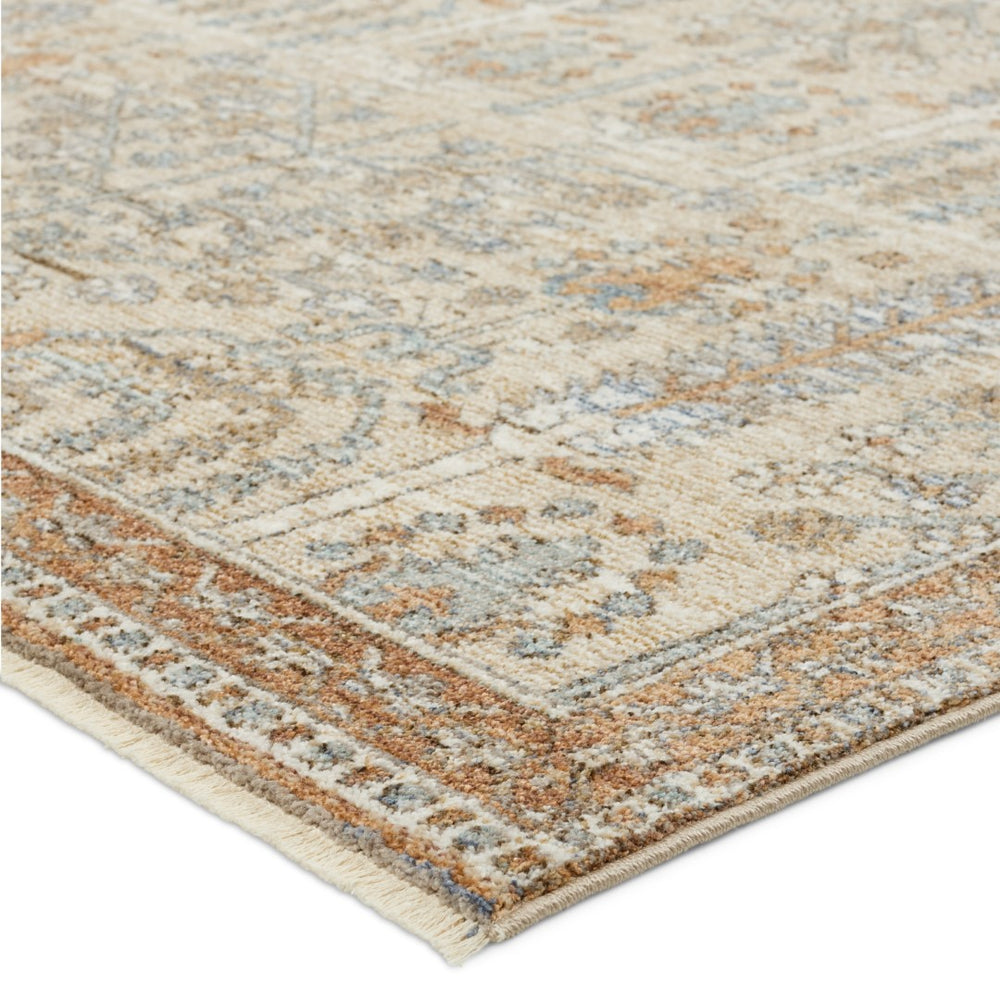 Jaipur Living Lark Regard LAR05 Power Loomed 100% Polyester Floral Area Rug Slate 100% Polyester RUG155295