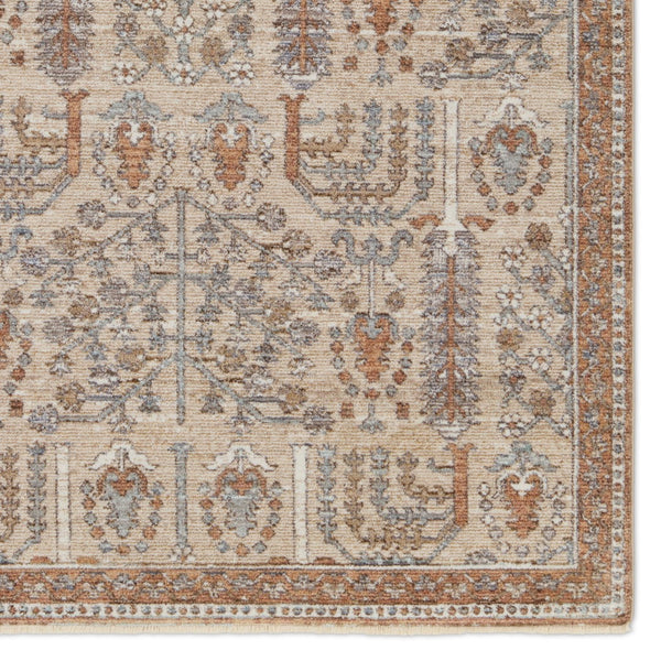Jaipur Living Lark Regard LAR05 Power Loomed 100% Polyester Floral Area Rug Slate 100% Polyester RUG155295