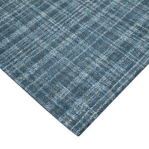 AMER Rugs Laurel LAU-2 Hand-Tufted Plaid Transitional Area Rug Turquoise 5' x 7'6"