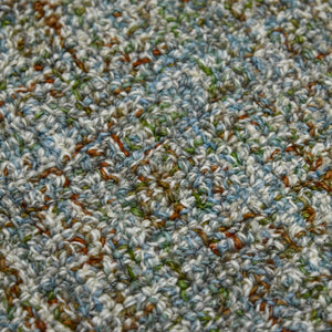 AMER Rugs Laurel LAU-22 Hand-Tufted Plaid Transitional Area Rug Blue Spruce 8'6" x 11'6"