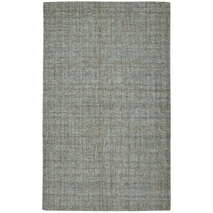 AMER Rugs Laurel LAU-22 Hand-Tufted Plaid Transitional Area Rug Blue Spruce 8'6" x 11'6"