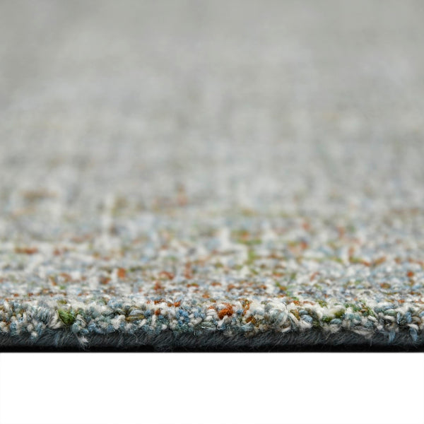 AMER Rugs Laurel LAU-22 Hand-Tufted Plaid Transitional Area Rug Blue Spruce 8'6" x 11'6"