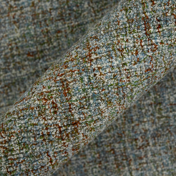 AMER Rugs Laurel LAU-22 Hand-Tufted Plaid Transitional Area Rug Blue Spruce 8'6" x 11'6"