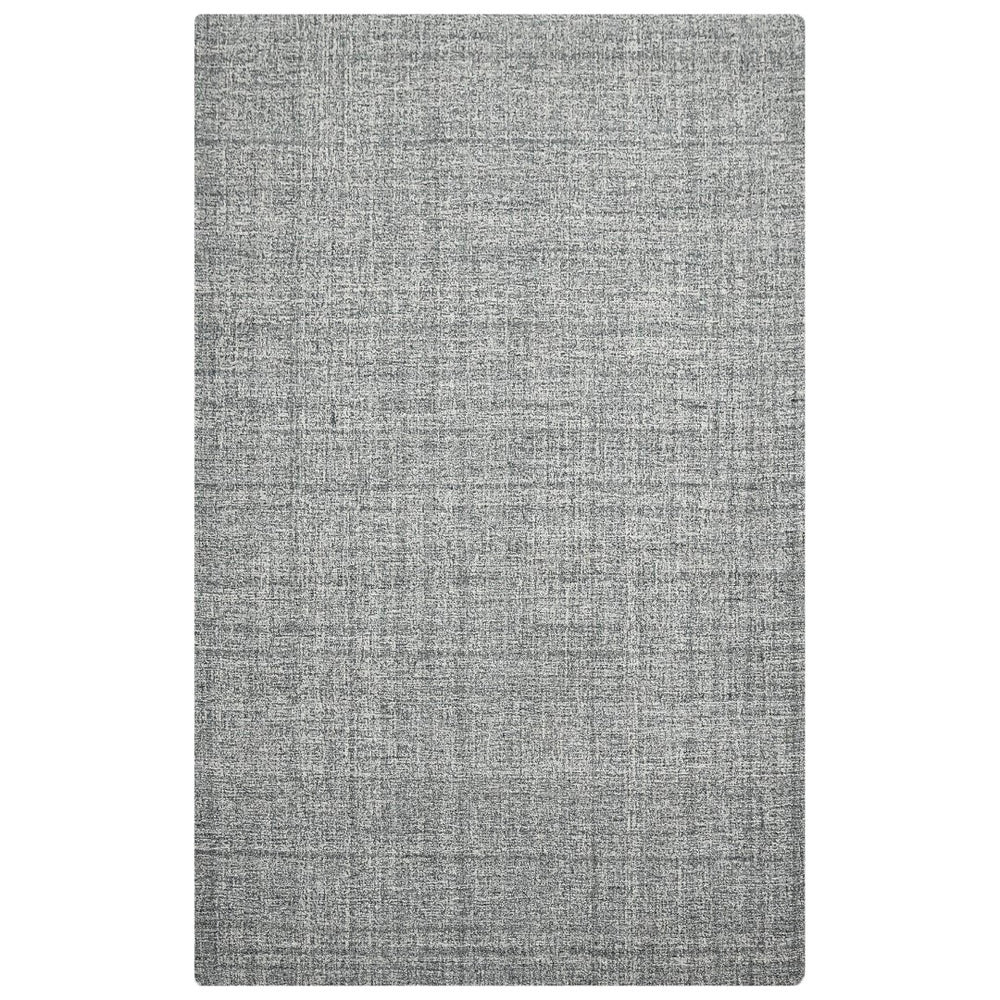 AMER Rugs Laurel LAU-3 Hand-Tufted Plaid Transitional Area Rug Gray 8'6" x 11'6"