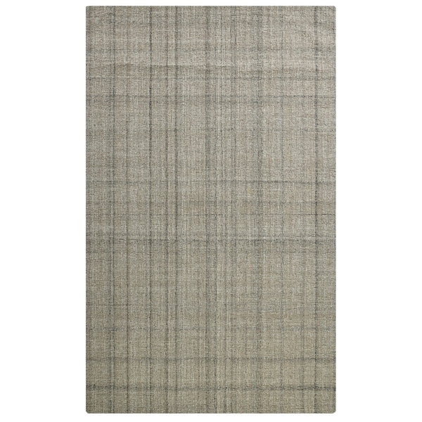 AMER Rugs Laurel LAU-4 Hand-Tufted Plaid Transitional Area Rug Camel 8'6" x 11'6"