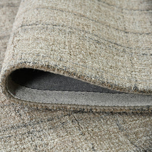 AMER Rugs Laurel LAU-4 Hand-Tufted Plaid Transitional Area Rug Camel 8'6" x 11'6"