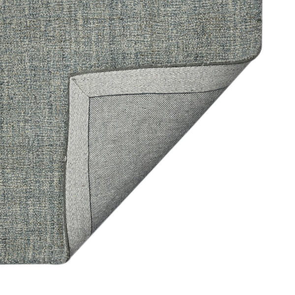 AMER Rugs Laurel LAU-6 Hand-Tufted Plaid Transitional Area Rug Sea Blue 8'6" x 11'6"