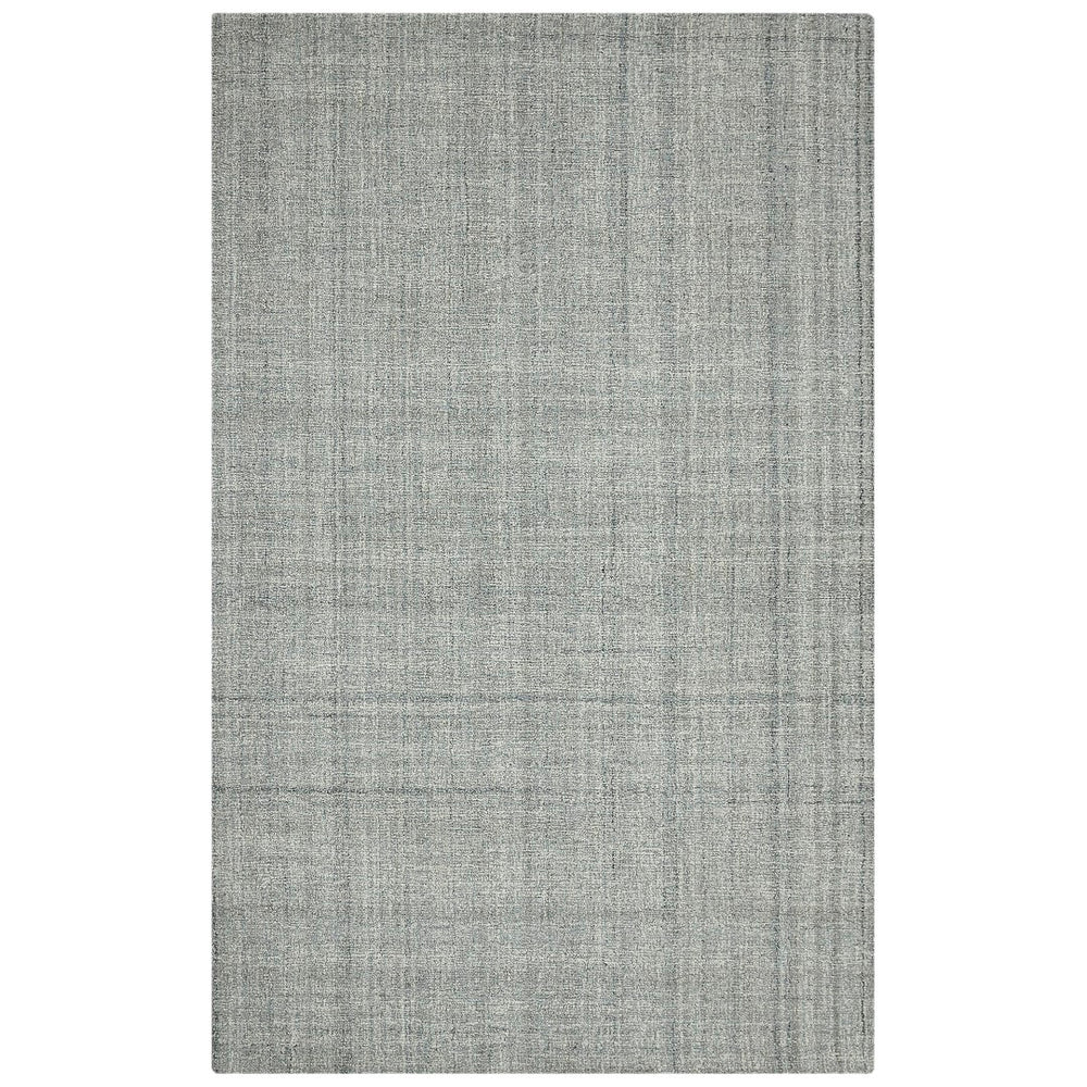 AMER Rugs Laurel LAU-6 Hand-Tufted Plaid Transitional Area Rug Sea Blue 8'6" x 11'6"
