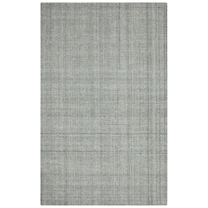 AMER Rugs Laurel LAU-6 Hand-Tufted Plaid Transitional Area Rug Sea Blue 8'6" x 11'6"