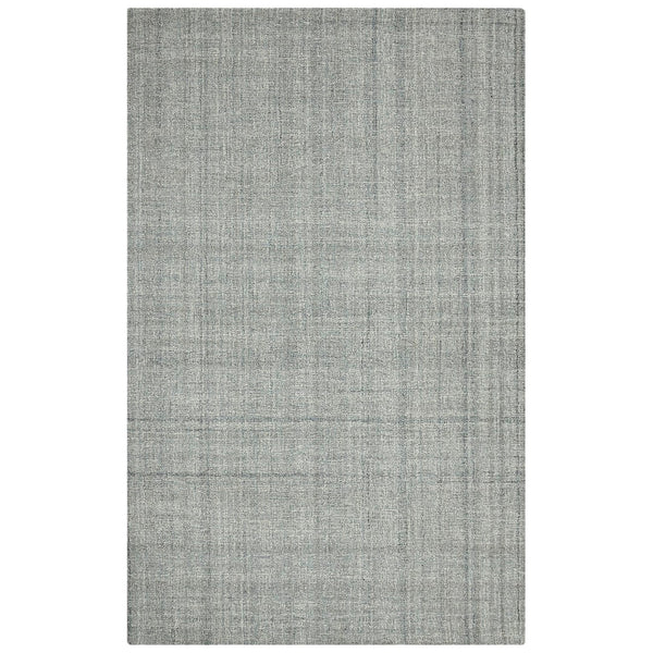 AMER Rugs Laurel LAU-6 Hand-Tufted Plaid Transitional Area Rug Sea Blue 8'6" x 11'6"