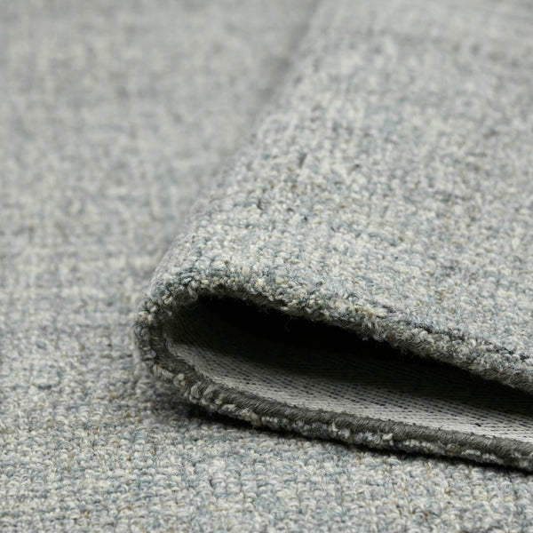 AMER Rugs Laurel LAU-6 Hand-Tufted Plaid Transitional Area Rug Sea Blue 8'6" x 11'6"