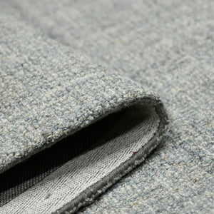 AMER Rugs Laurel LAU-6 Hand-Tufted Plaid Transitional Area Rug Sea Blue 8'6" x 11'6"