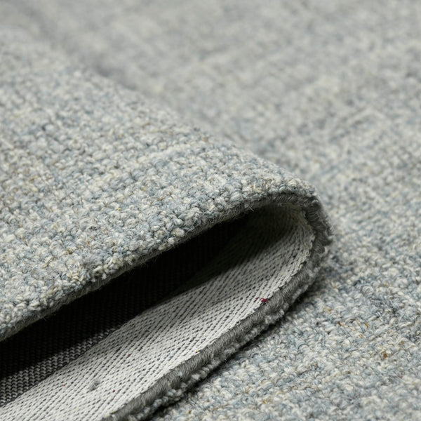 AMER Rugs Laurel LAU-6 Hand-Tufted Plaid Transitional Area Rug Sea Blue 8'6" x 11'6"