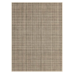 AMER Rugs Laurel LAU-7 Hand-Tufted Plaid Transitional Area Rug Champagne 8'6" x 11'6"