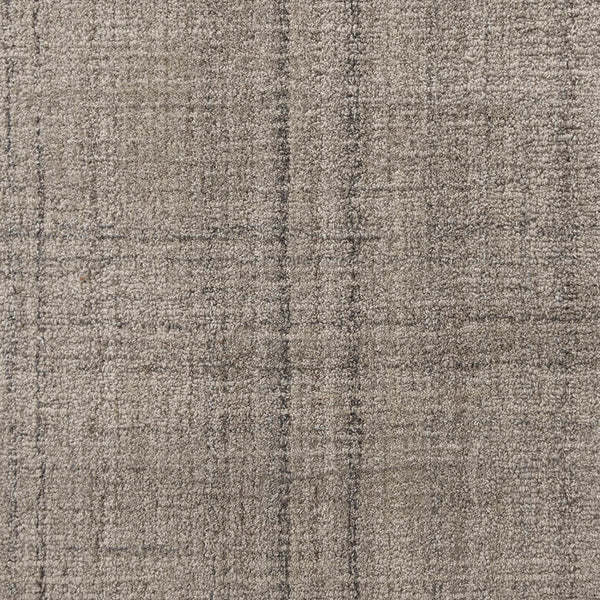 AMER Rugs Laurel LAU-7 Hand-Tufted Plaid Transitional Area Rug Champagne 8'6" x 11'6"