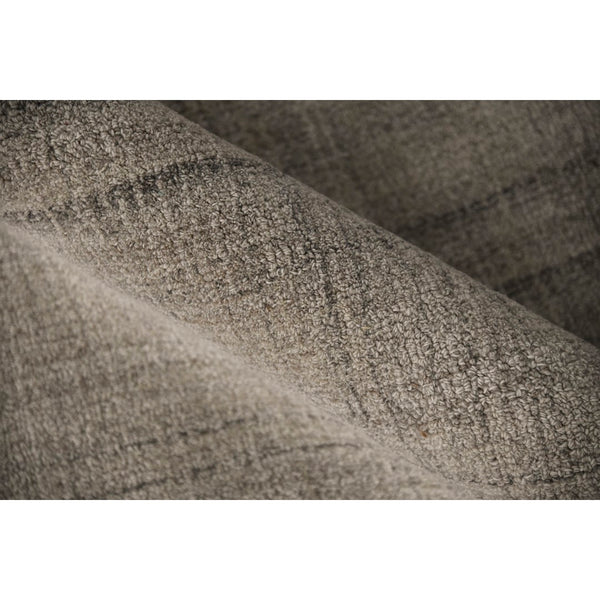 AMER Rugs Laurel LAU-7 Hand-Tufted Plaid Transitional Area Rug Champagne 8'6" x 11'6"