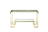 Shatana Home Laurence Console High Polish Gold