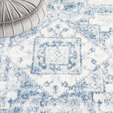 Safavieh Layla 100 Power Loomed Rug Ivory Grey / Blue 9' x 12'