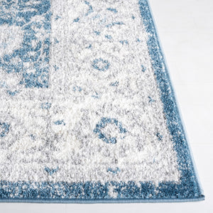 Safavieh Layla 101 Power Loomed Rug Blue / Ivory Grey 9' x 12'