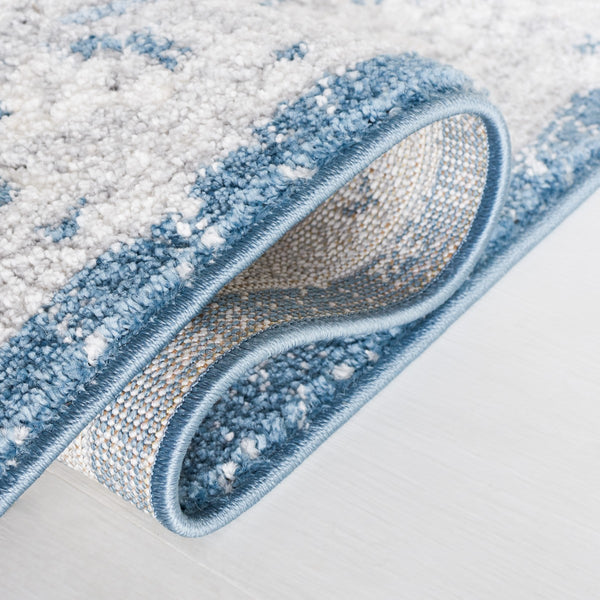 Safavieh Layla 101 Power Loomed Rug Blue / Ivory Grey 9' x 12'