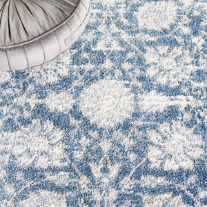 Safavieh Layla 101 Power Loomed Rug Blue / Ivory Grey 9' x 12'