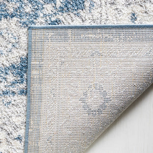 Safavieh Layla 101 Power Loomed Rug Blue / Ivory Grey 9' x 12'