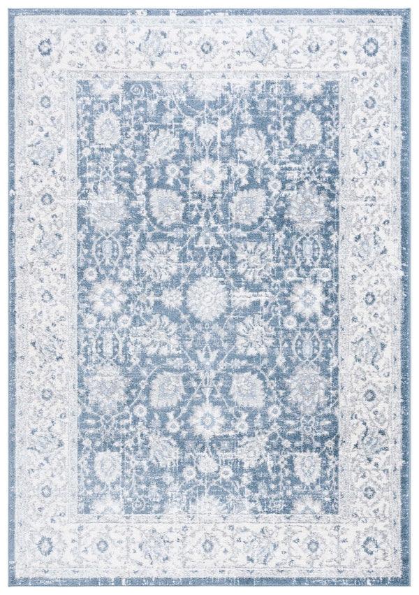 Safavieh Layla 101 Power Loomed Rug Blue / Ivory Grey 9' x 12'