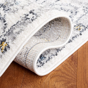 Safavieh Layla 102 Power Loomed Rug Ivory Grey / Charcoal 9' x 12'