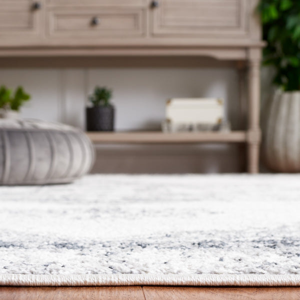 Safavieh Layla 104 Power Loomed Rug Ivory Grey / Charcoal 9' x 12'