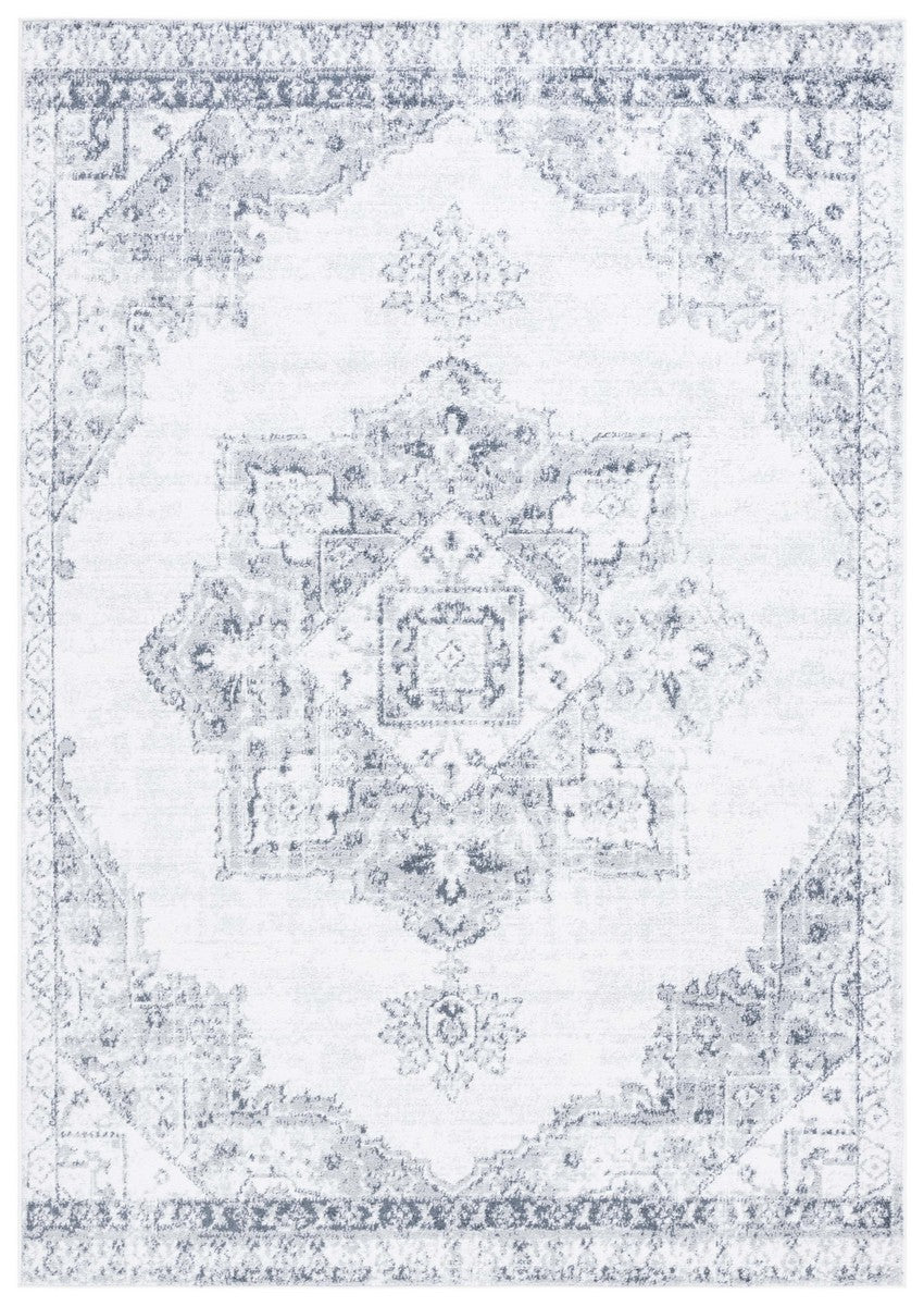 Safavieh Layla 104 Power Loomed Rug Ivory Grey / Charcoal 9' x 12'